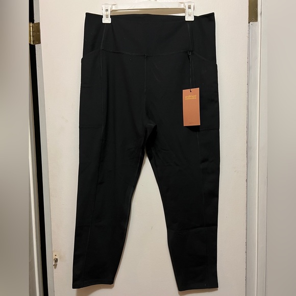 Girlfriend Collective Black Compressive Pocket Inseam 25" Legging $88 Small XXXL - Picture 4 of 6
